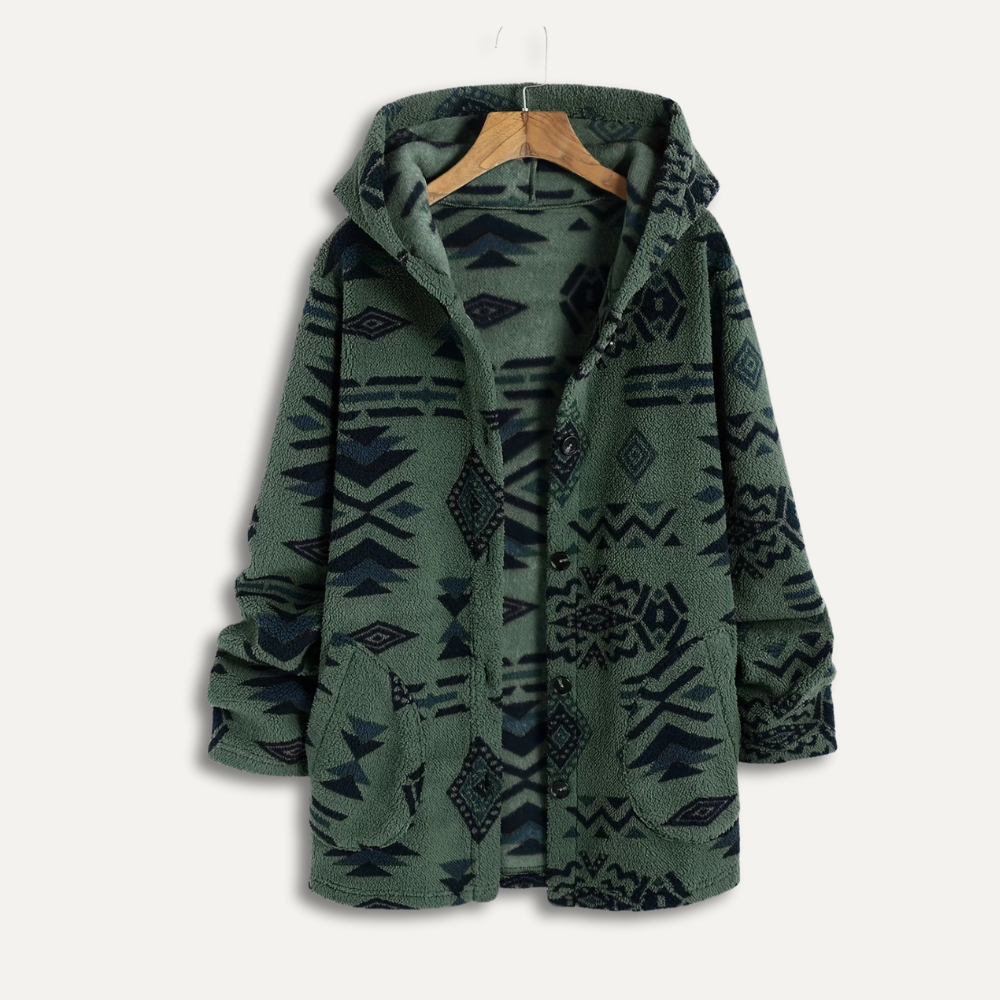 Giacca Etnica con Cappuccio