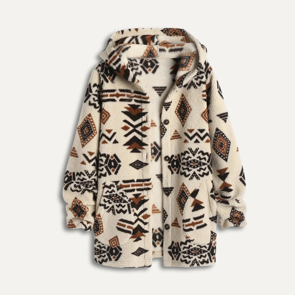 Giacca Etnica con Cappuccio